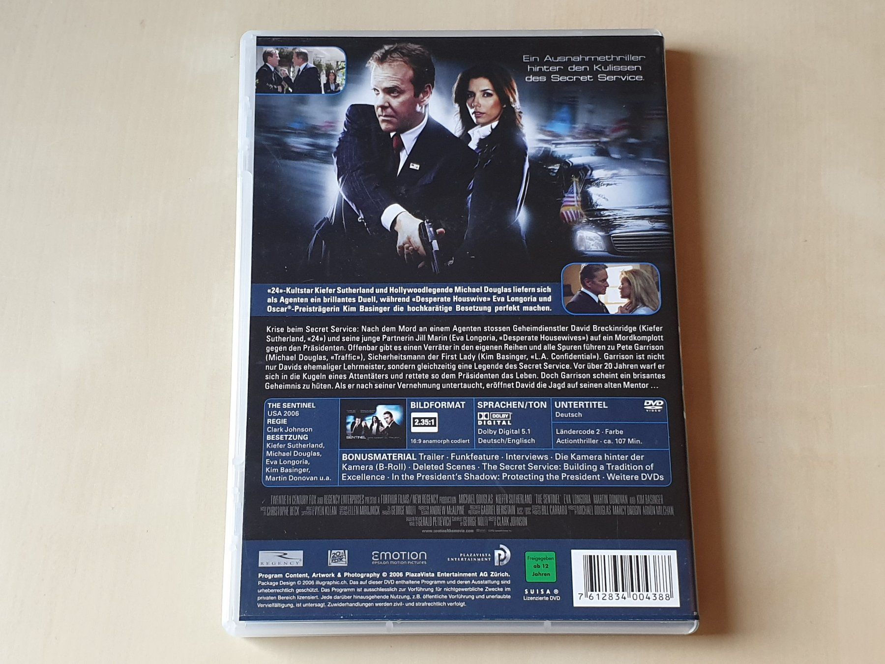 Alle DVDs: The Sentinel – Gebraucht aus Stansstad von collectorsshop 1