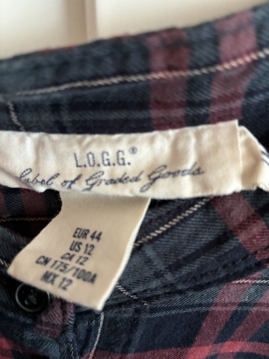 H&M Vestiti: LOGG Hemd Gr. 44, kariertes Kleid – Usato da Sursee venduto da Vogi68 1