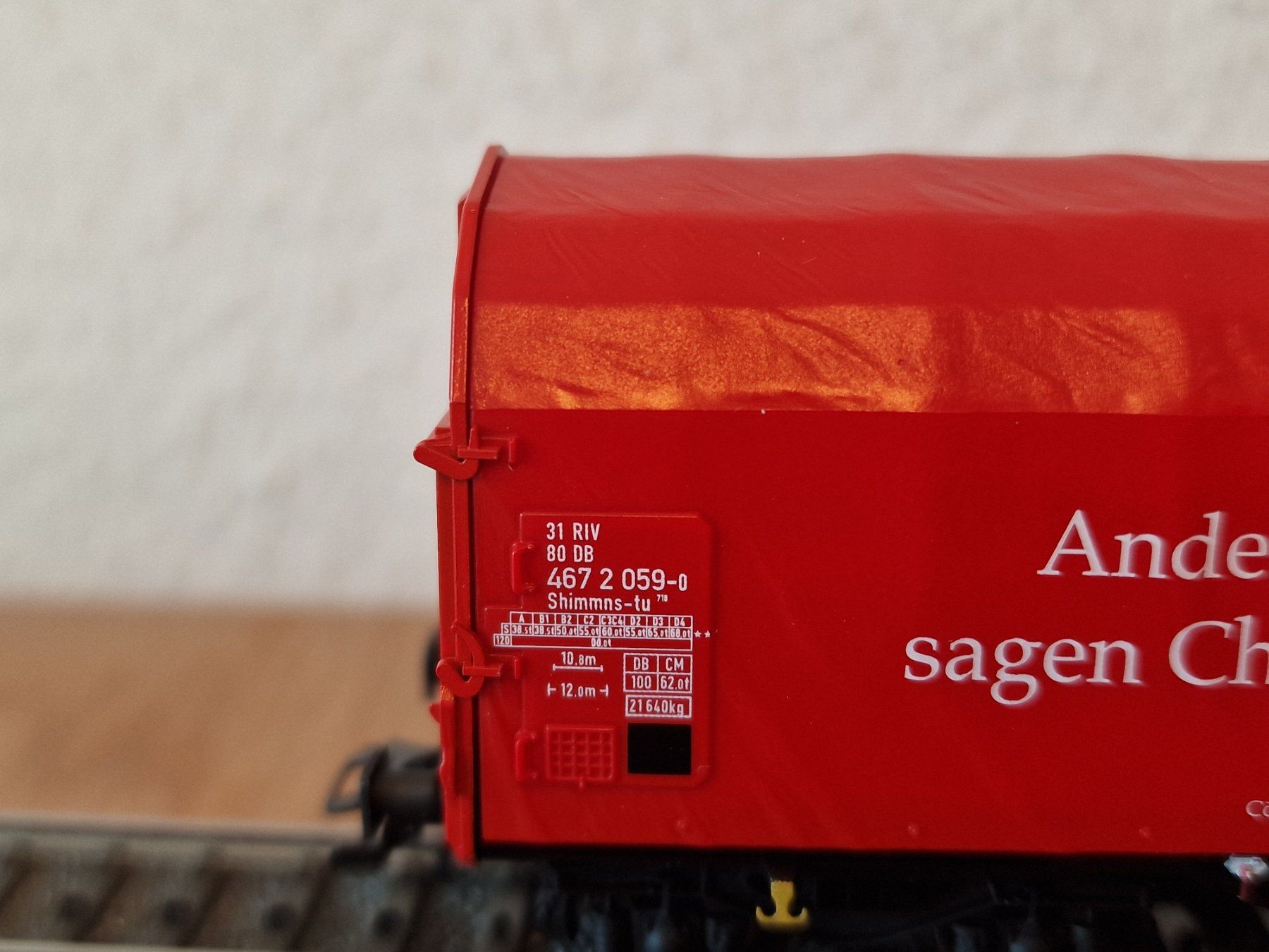 Märklin Modellini di ferrovie: DB Schiebeplanenwagen H0 – Usato da Matten b. Interlaken venduto da lor_hr9w 3