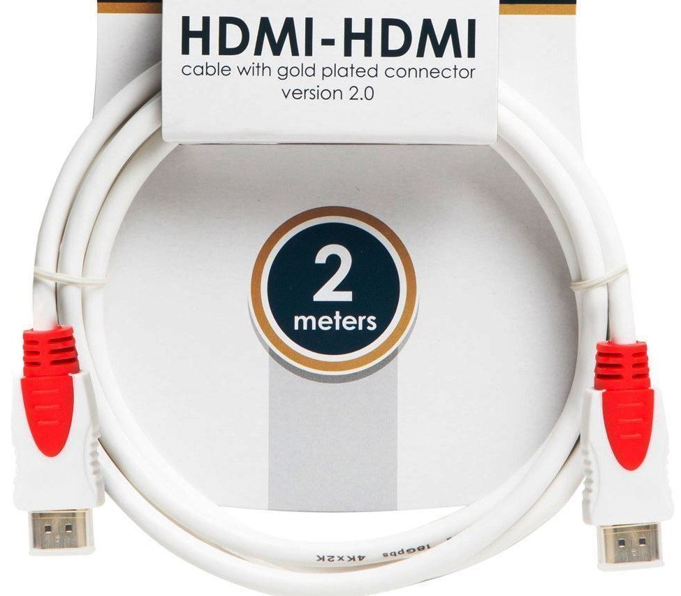 Cavi: HDMI Kabel - 2 Meter - ULTRA 4K weiss – Nuovo e nell'imballaggio originale da St. Gallen venduto da schnaeppchen-preise 1