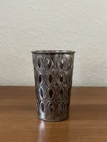 Verre décoré métal 
