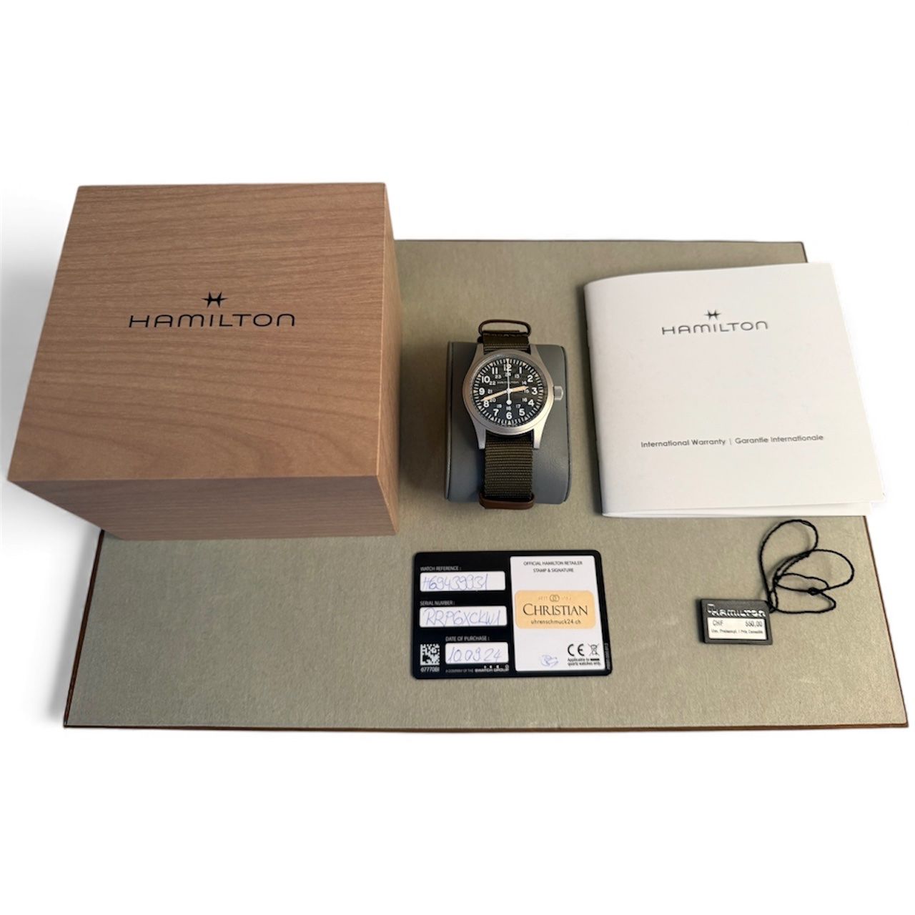 Hamilton Orologi: Hamilton Khaki Field Mechanical 38 – Usato da Gland venduto da AlpineTime_CH 8