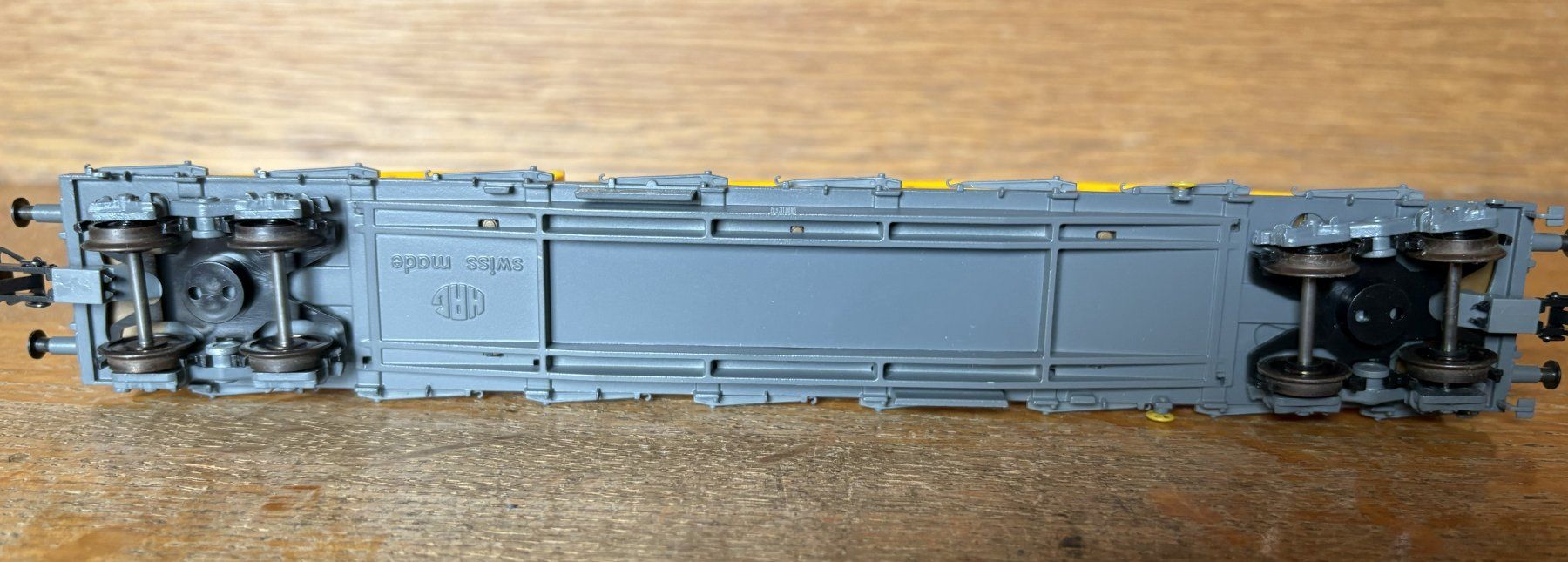Hag Modellini di ferrovie: HAG 381 SBB Abrollcontainerwagen Rs-x – Usato da Volketswil venduto da zwitsch33 3