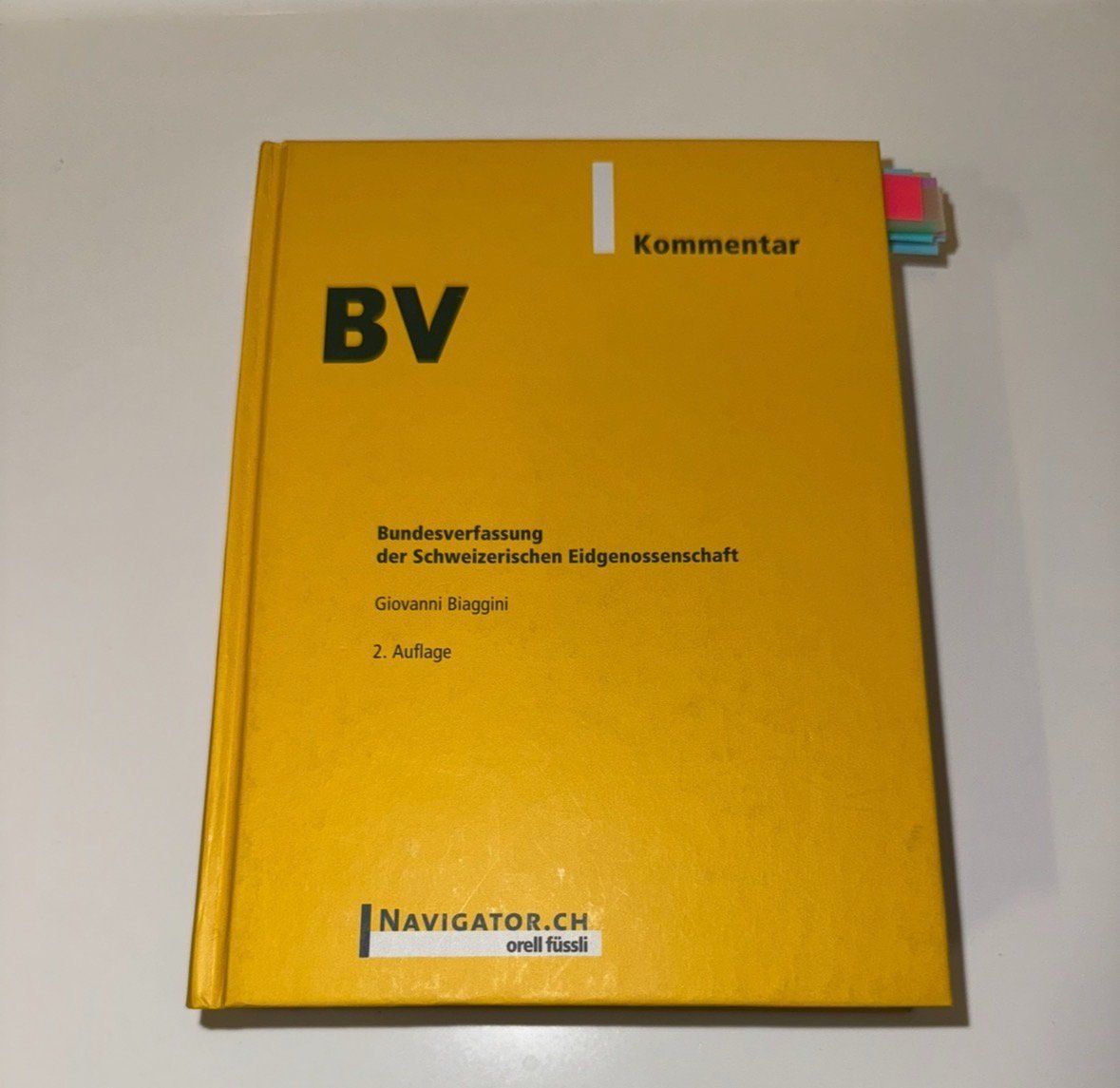 Libri: BV Kommentar Bundesverfassung der Schweizerischen Eidgenosse – Usato da Nyon venduto da staitroo