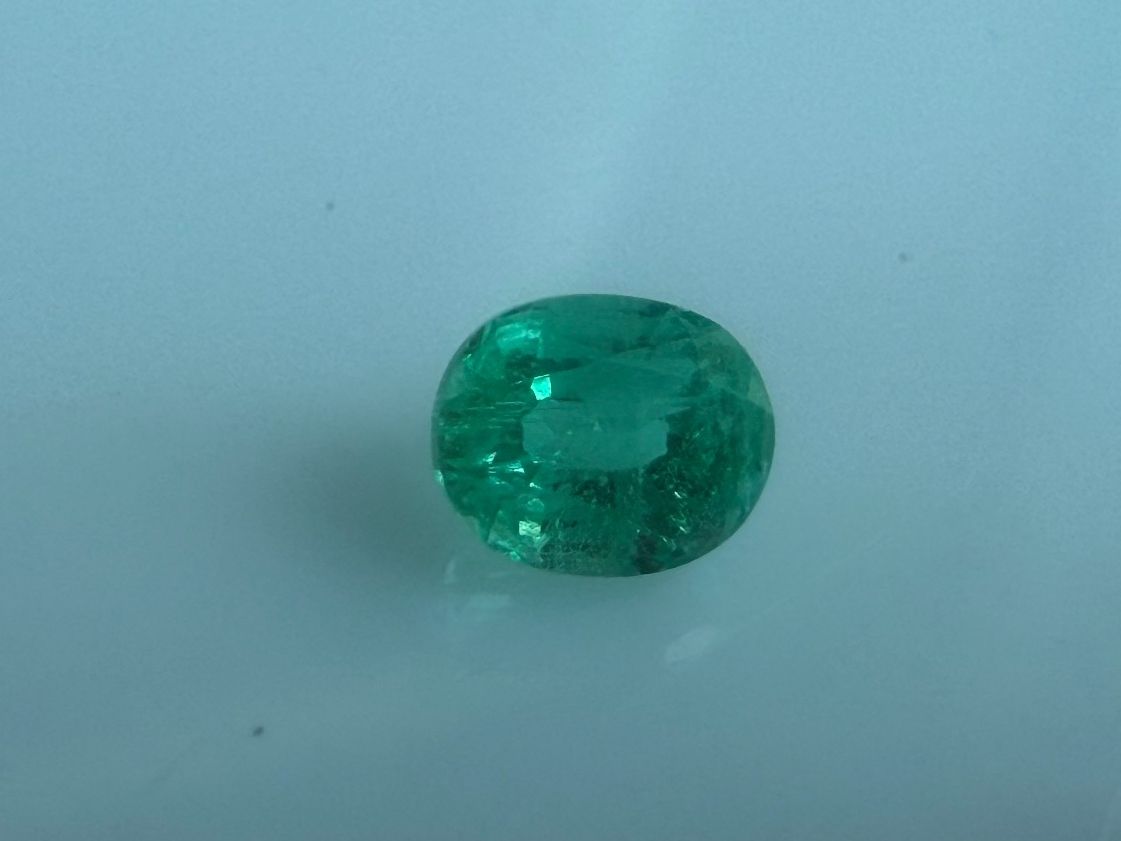 Pietre preziose: SMARAGD grün oval  0.33cts   Ural / Sibirien – Nuovo (secondo la descrizione) da Seftigen venduto da tigers12 3