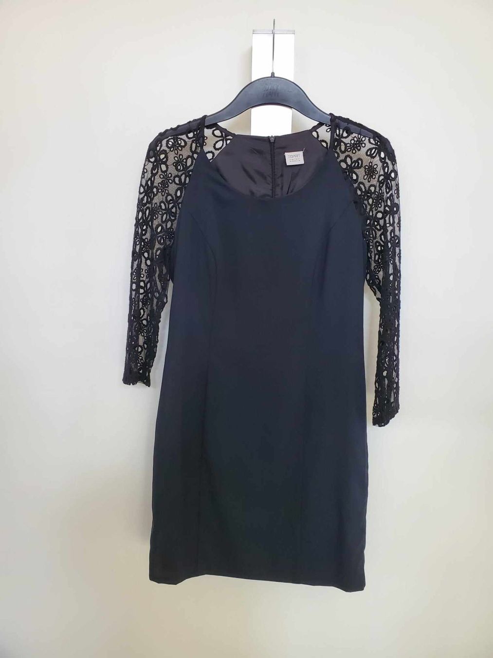 Esprit Vestiti: Robe noir "Esprit" manches 3/4 – Usato da Bernex venduto da Sooeg_01 1