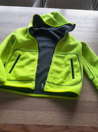 Fleecejacke gr 134 beidseitig tragbar
