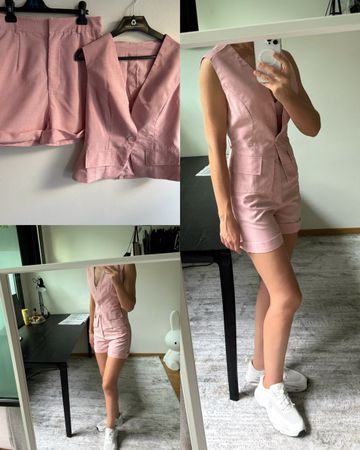 SHEIN Set – Hellrosa, Grösse S/M NEU!