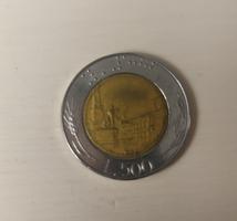 Italienische 500 Lire Münze 1992 selten, Italien