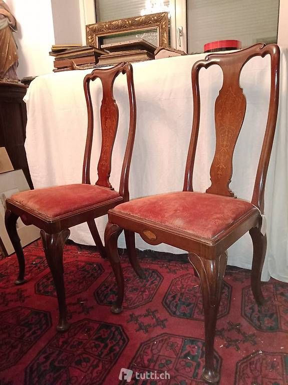 Stühle: coppia sedie chippendale autentiche – Gebraucht aus Lugano von Johnny72 1