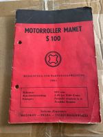 Manet 100, Motorroller, Bedienungs und Wartungsanleitung
