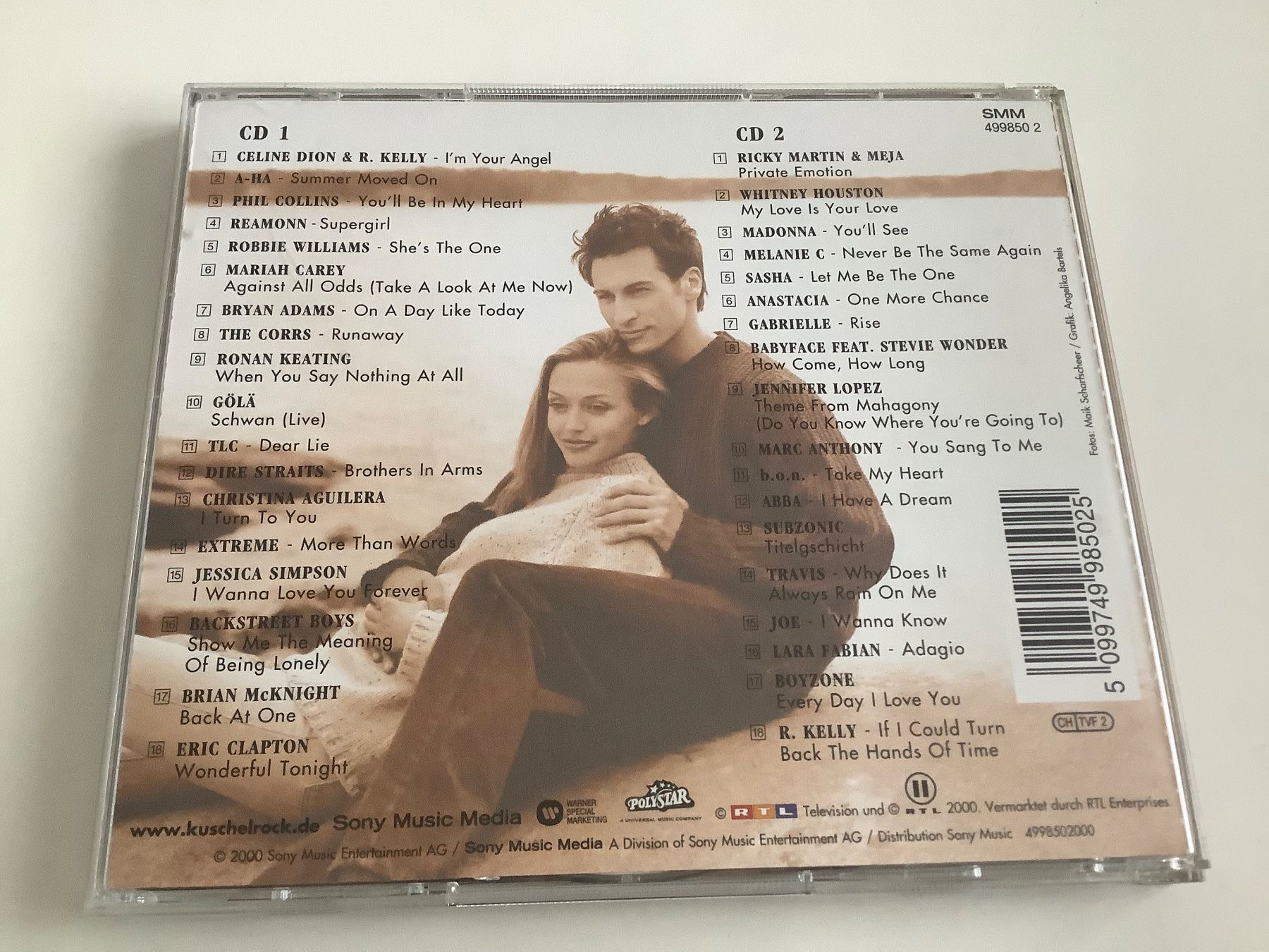 CD: Kuschelrock 14 / 2 CDs / 2000 – Usato da Dübendorf venduto da Shreck 1