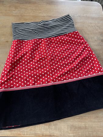 Retro Rock, Polkadot, rot-weiss getupft, fiftees Vintage 