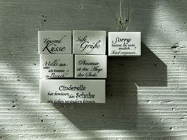 LaBlanche Stempel "Küsschen" Sprüchesammlung Set 6-tlg.