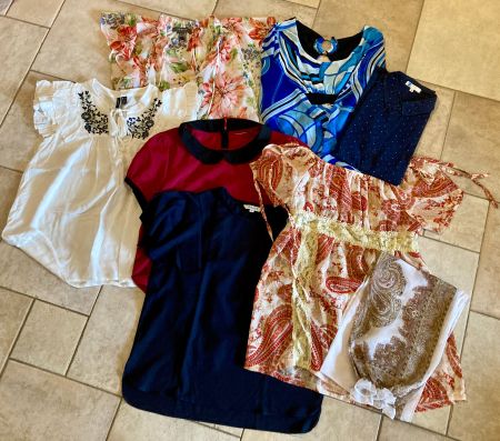 Damen Blusen Set 7 Stück - Grösse XS-S