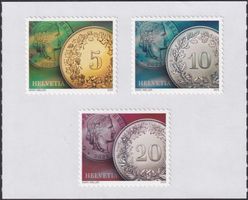 2022, Nr.1861-1863 FRANKATURWARE (Münzen) EZ postfrisch **.