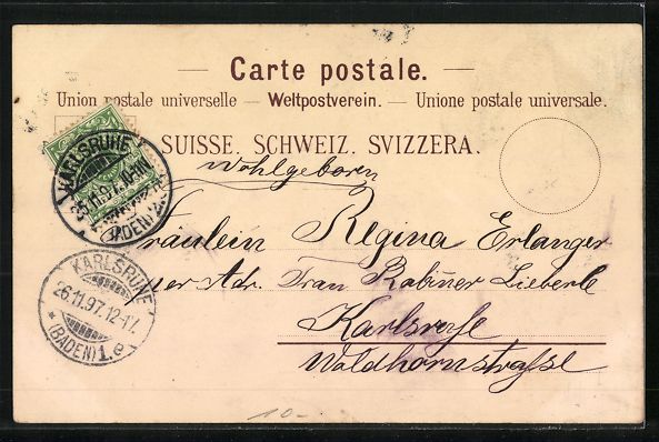 Cartoline postali: Litho Luzern, Segelboote vor Ort, mit Ge – Usato da Berlin venduto da bartko-reher 1