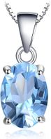 Silber 925 Blautopas Collier | Argent et topaz Bleu  ‪‪‪‪‪