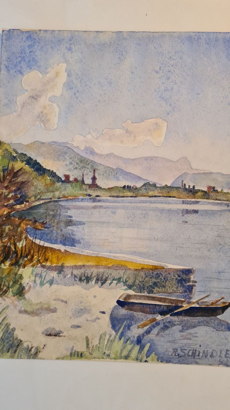 Grafiken & Lithographien: Rudolf Schindler Aquarell – Gebraucht aus Emmenbrücke von Kunstankaufverkauf9 1