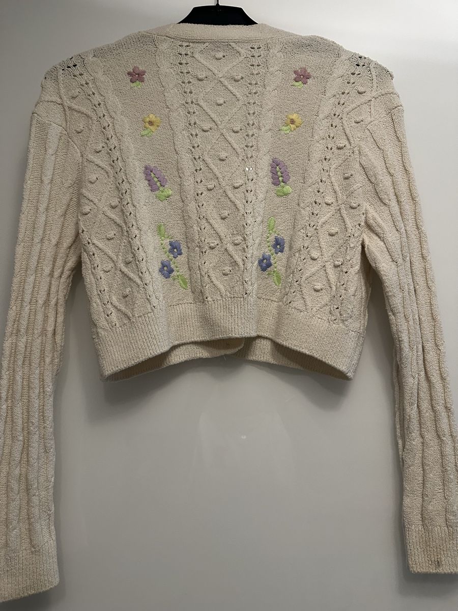 Zara Giacche: Zara Strickjacke, Blumenmuster, Gr. S – Nuovo (secondo la descrizione) da Basel venduto da BSLina 1