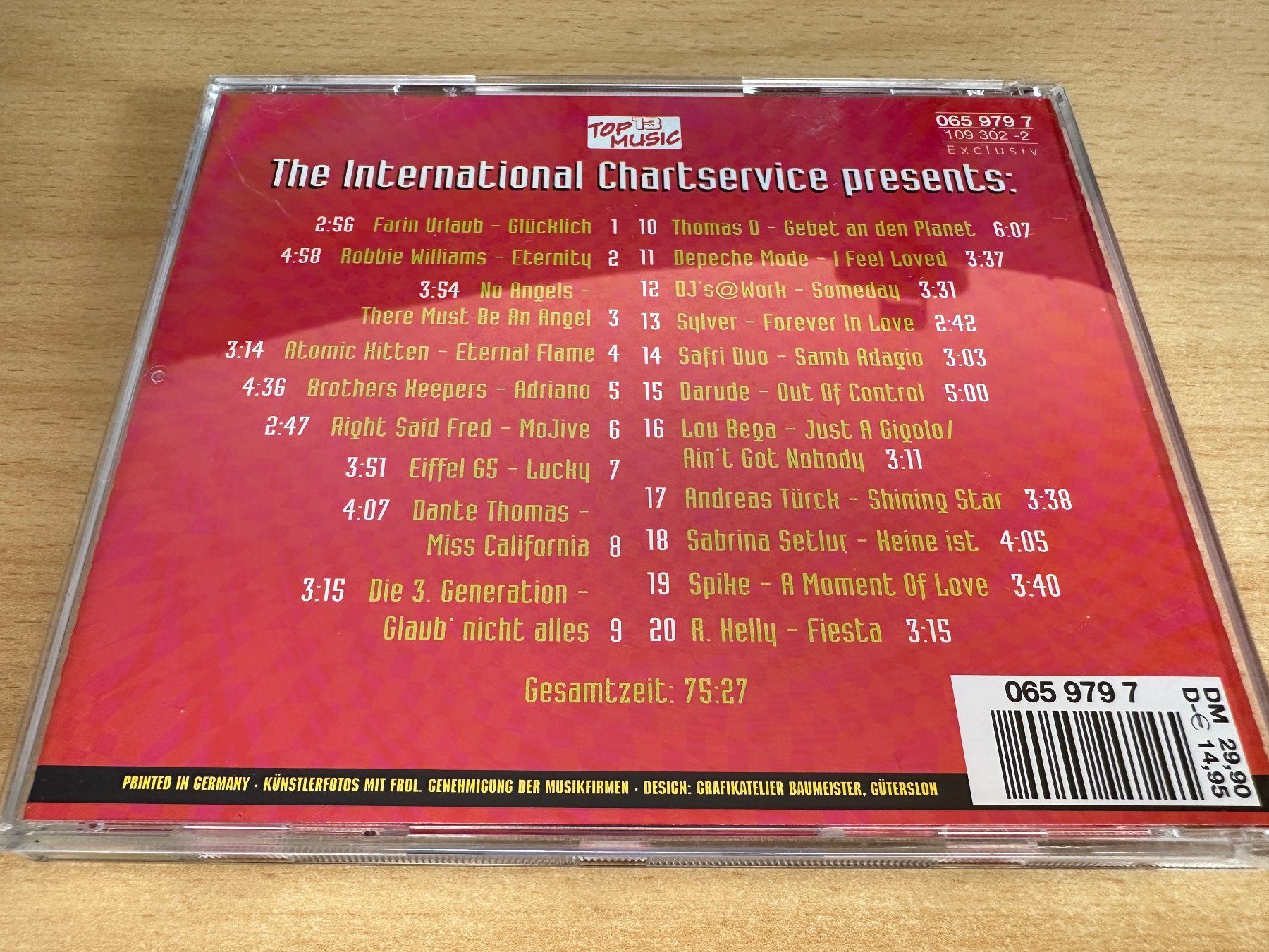 CDs: Various – 20 Tophits - CHART BOXX 6/2001 – Gebraucht aus Rikon im Tösstal von Alpenmutz 1