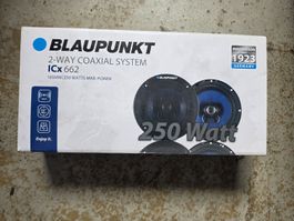 Blaupunkt 2-Wege Koaxial-System ICx 662 250 Watt neu