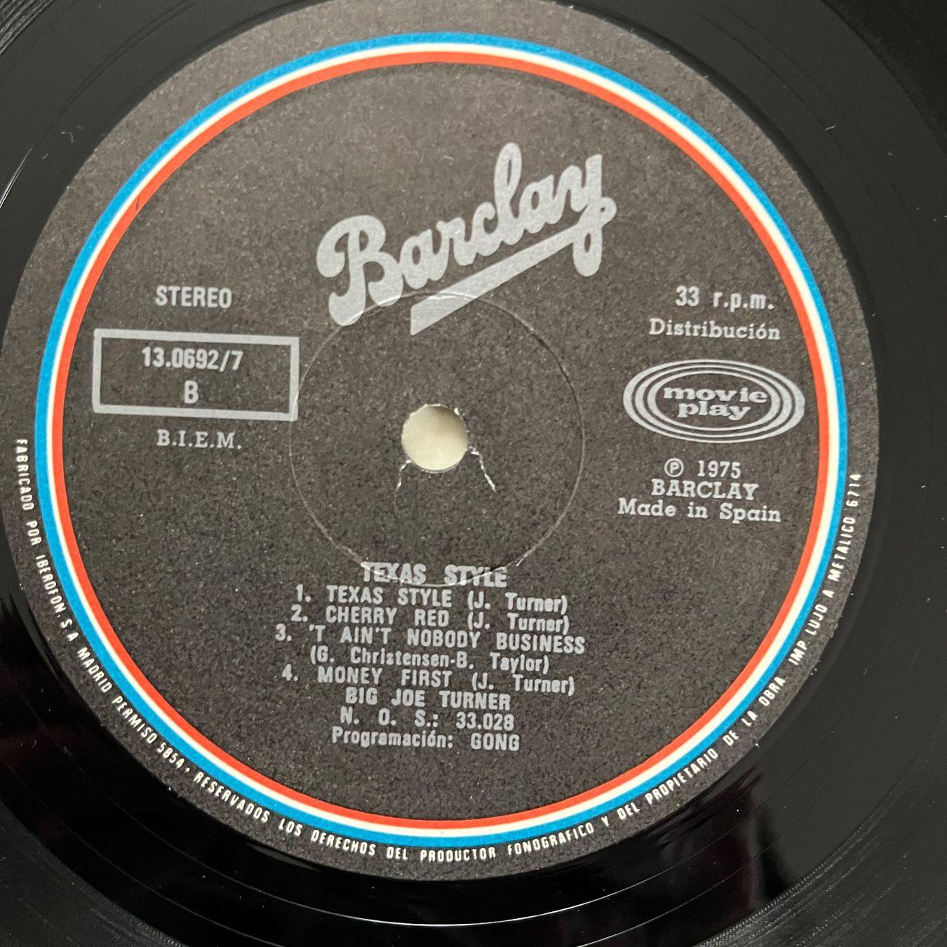 Dischi in vinile: Big Joe Turner - Texas Style - Vinyl LP – Usato da Lenzburg venduto da sch_lml8 3