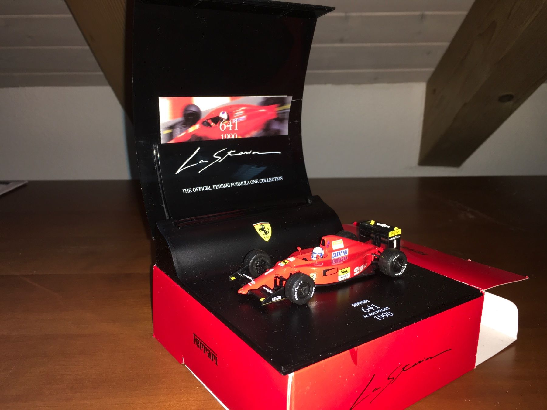 F1 Ferrari 641 A. Prost 1/43 Saison 1990 LA STORIA (Neu (gemäss ...