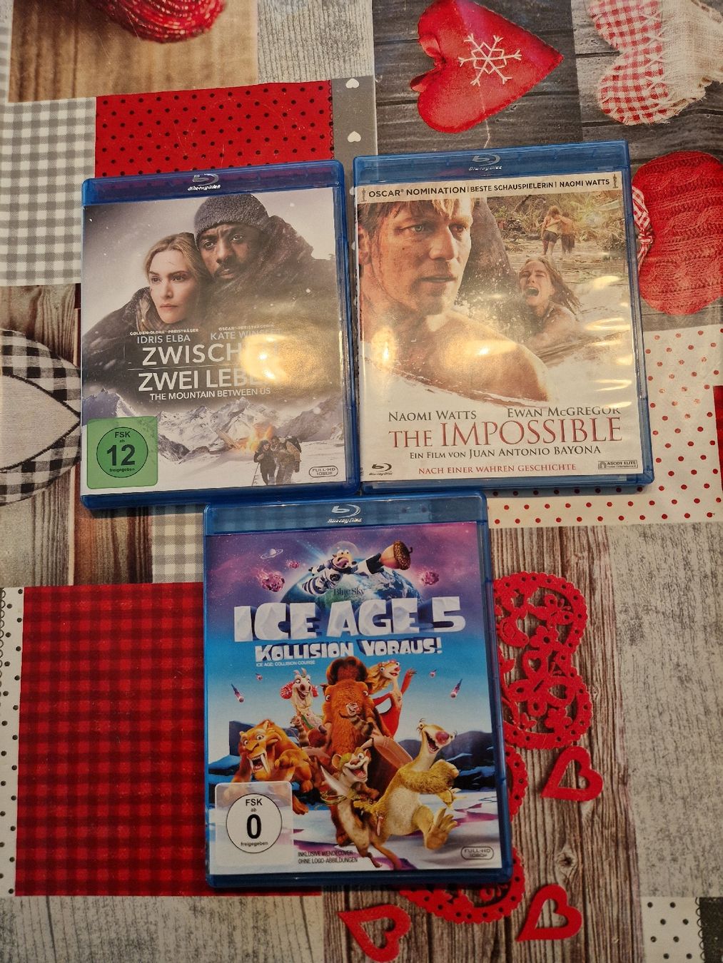 Tutti i DVDs: Blu Rays: Ice Age 5, The Impossible, Zwischen zwei Leben – Usato da Glis venduto da mic_2ht8