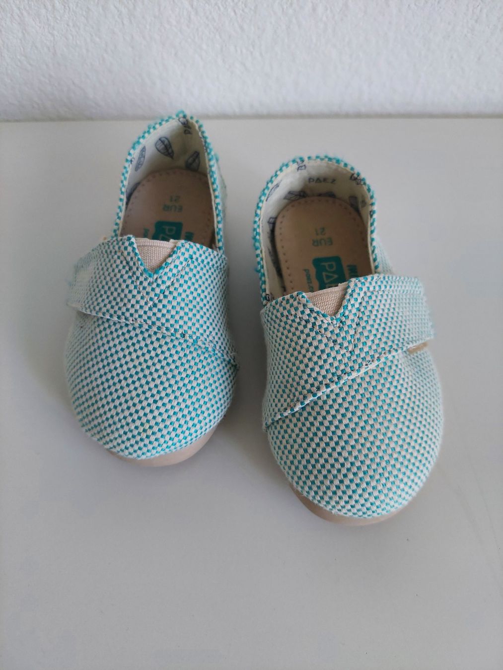 Schuhe für Jungen: HELLBLAUE SOMMER STOFFSCHUHE GR. 21 VON PAEZ – Gebraucht aus Münchenstein von Strupfi