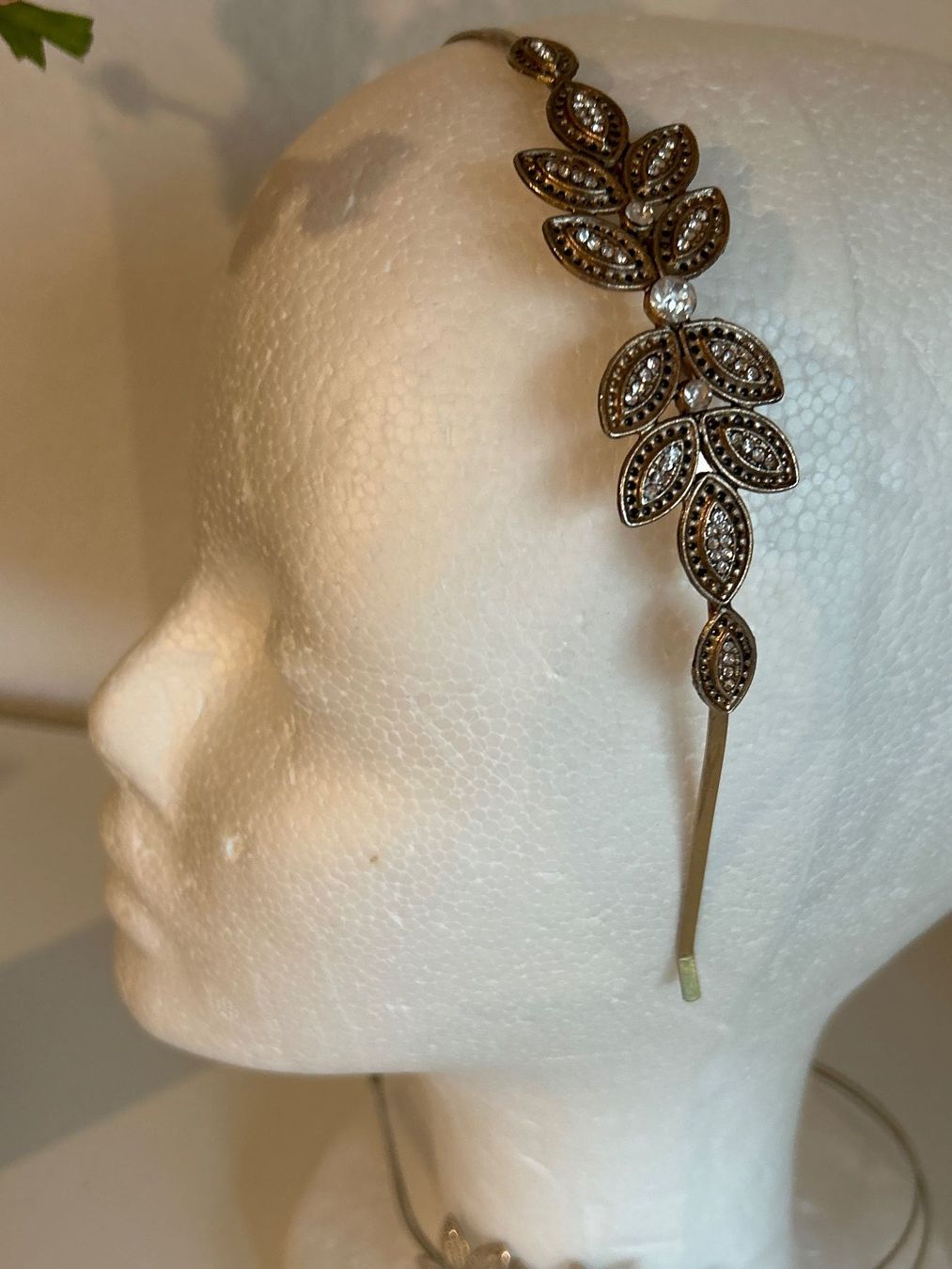 Accessori per capelli: 2 Haarreif mit Blumen /Schmucksteinen silber /bronzefarben – Usato da Brunnen venduto da Nala2929 4