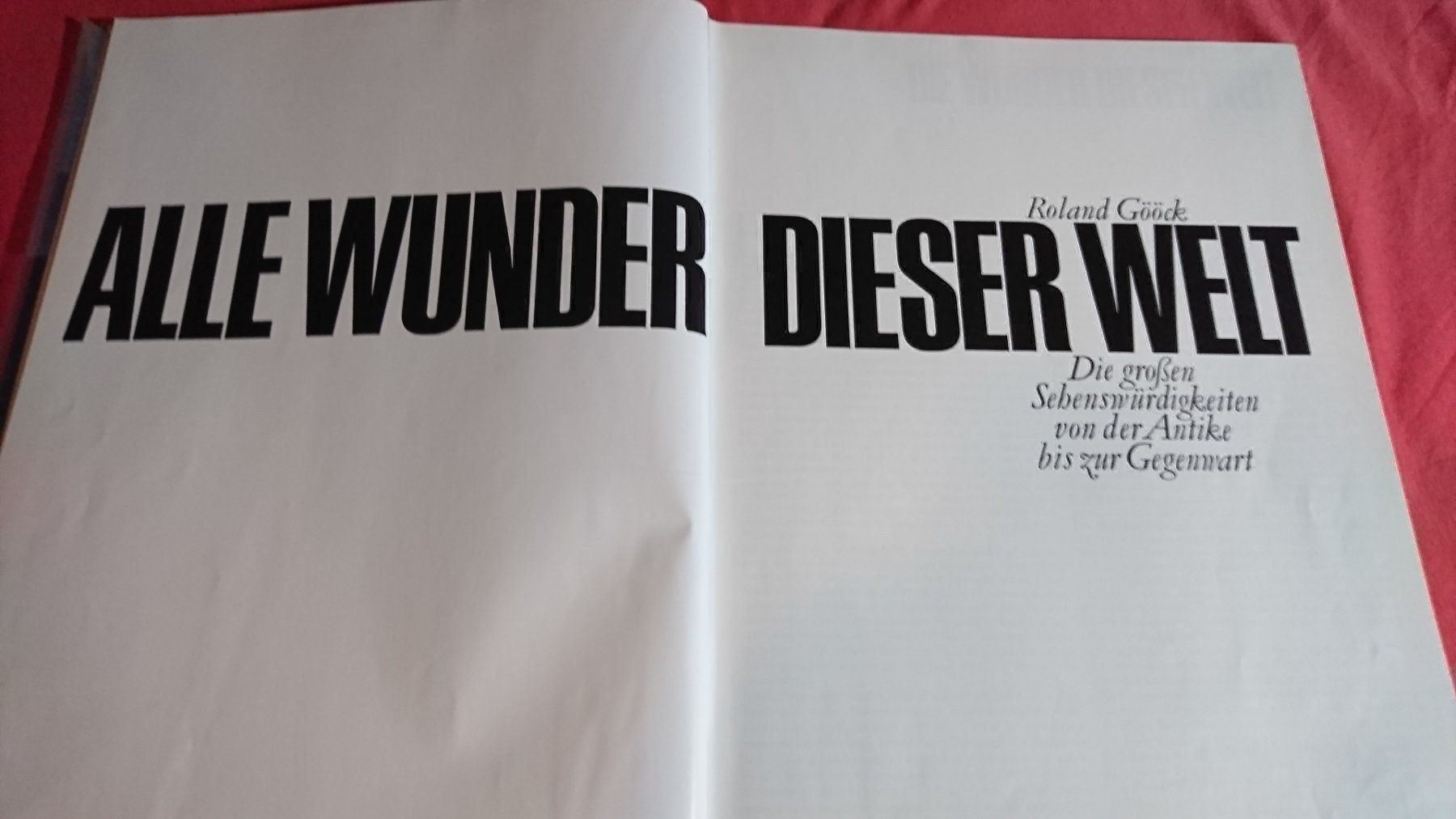 Libri: Alle Wunder dieser Welt – Usato da Remetschwil venduto da Privatflohmi 3