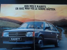 Prospekt Opel Kadett D 1979