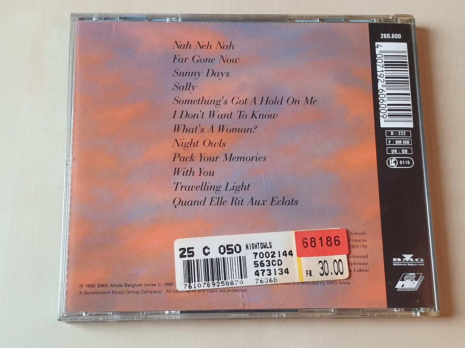 CDs: Vaya Con Dios Night Owls – Gebraucht aus Stansstad von collectorsshop 1