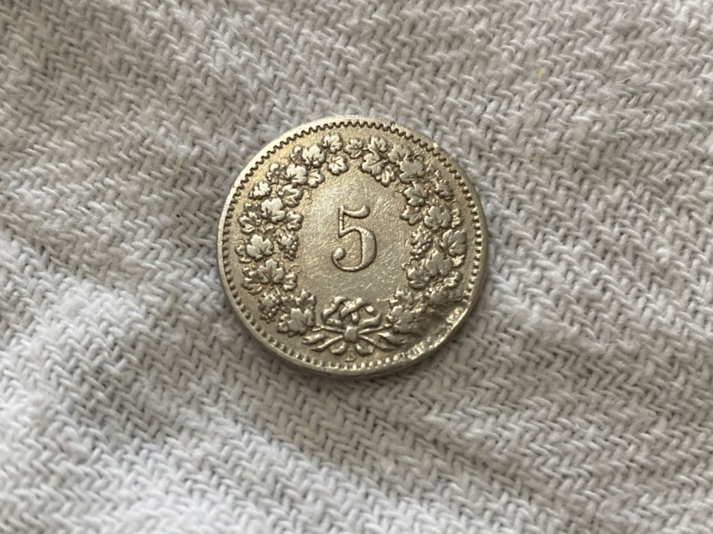Alle Münzen: 5 centimes/rappen 1882 – Gebraucht aus Nyon von Ilmi09 1