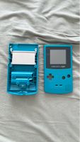 Nintendo Game Boy Color Original Hülle, hellblau mit Screen