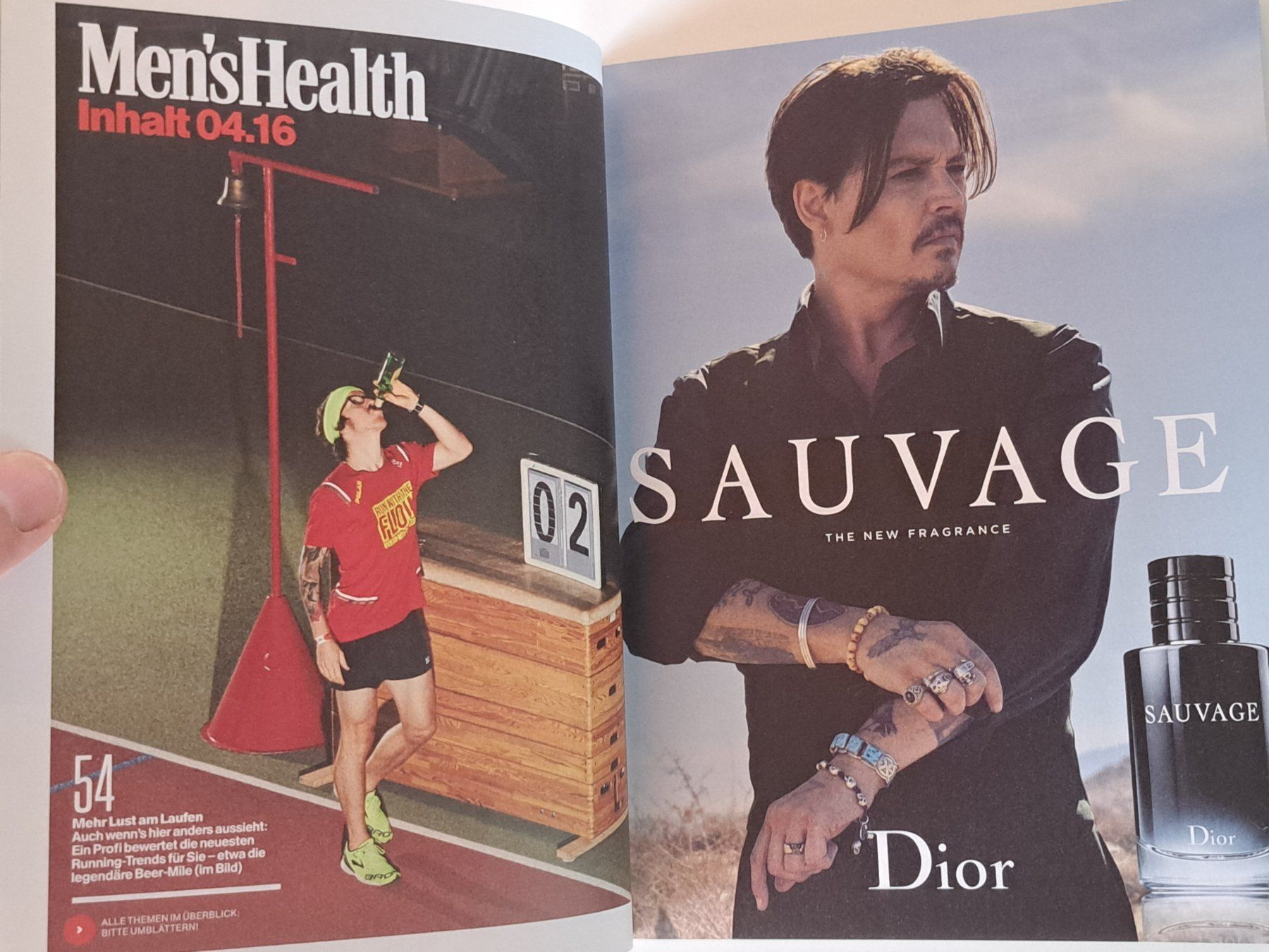 Riviste & Magazine: MEN'S HEALTH - April 2016 – Usato da Wichtrach venduto da LuckyLuke69 1