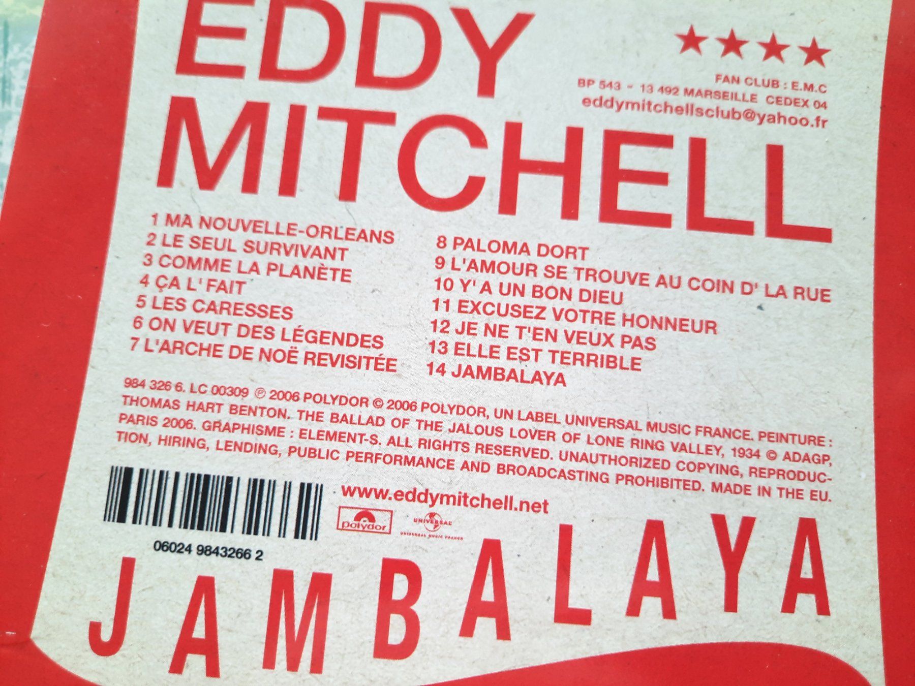 CD: CD Eddy Mitchell - Jambalaya – Usato da Pully venduto da bro_n52j 2