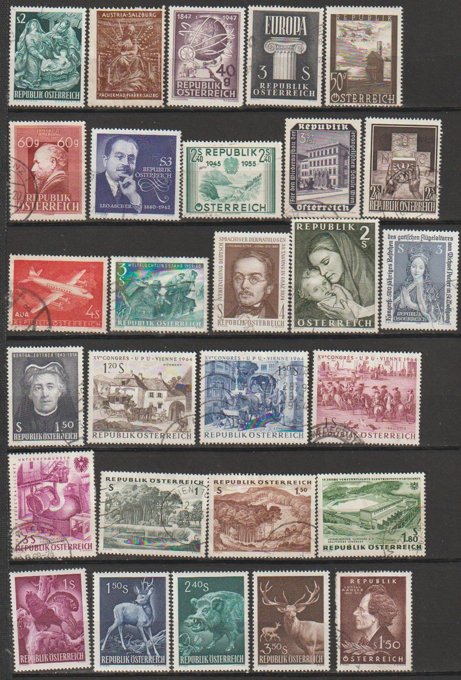 Alle Briefmarken: Autriche – Gebraucht aus Crans-Montana von kira56