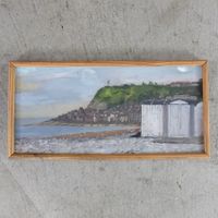 Jürg Kreienbühl (1932–2007), Strandkabinen und Klippen, 1968