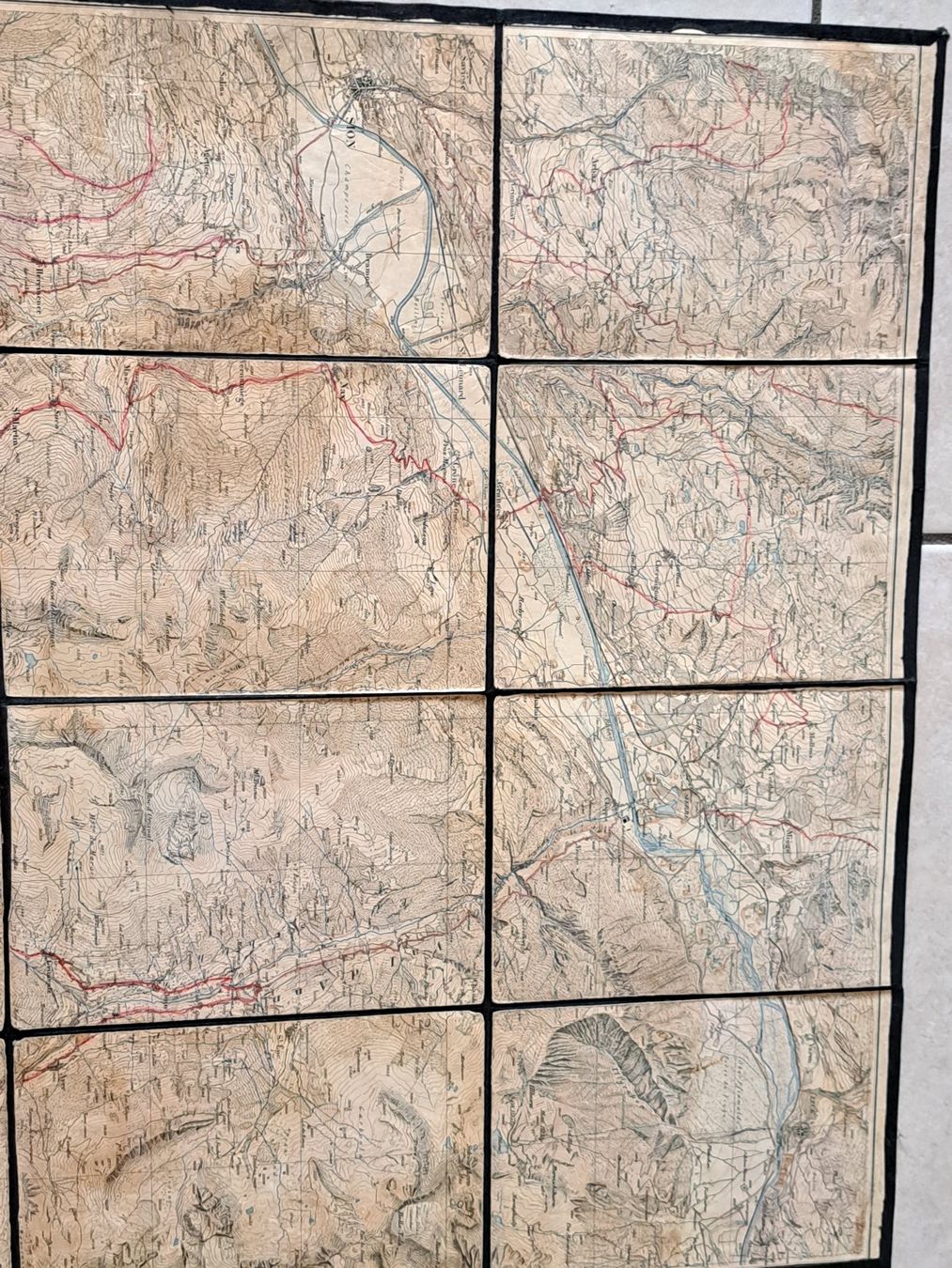 Cartine & Atlanti: ANCIENNE CARTE TOPO POUR ALPINISTE – Usato da couvet venduto da carlin01 5