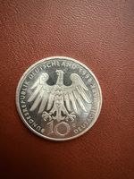 Pièce en argent 10 Deutsche Mark Hildegard von Bingen 1998