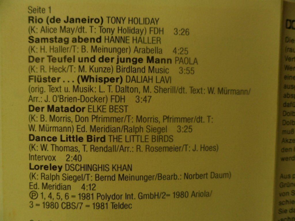Musicassette: TOP STAR PARADE – Nuovo (secondo la descrizione) da Langnau i. E. venduto da gf2_29jt 1