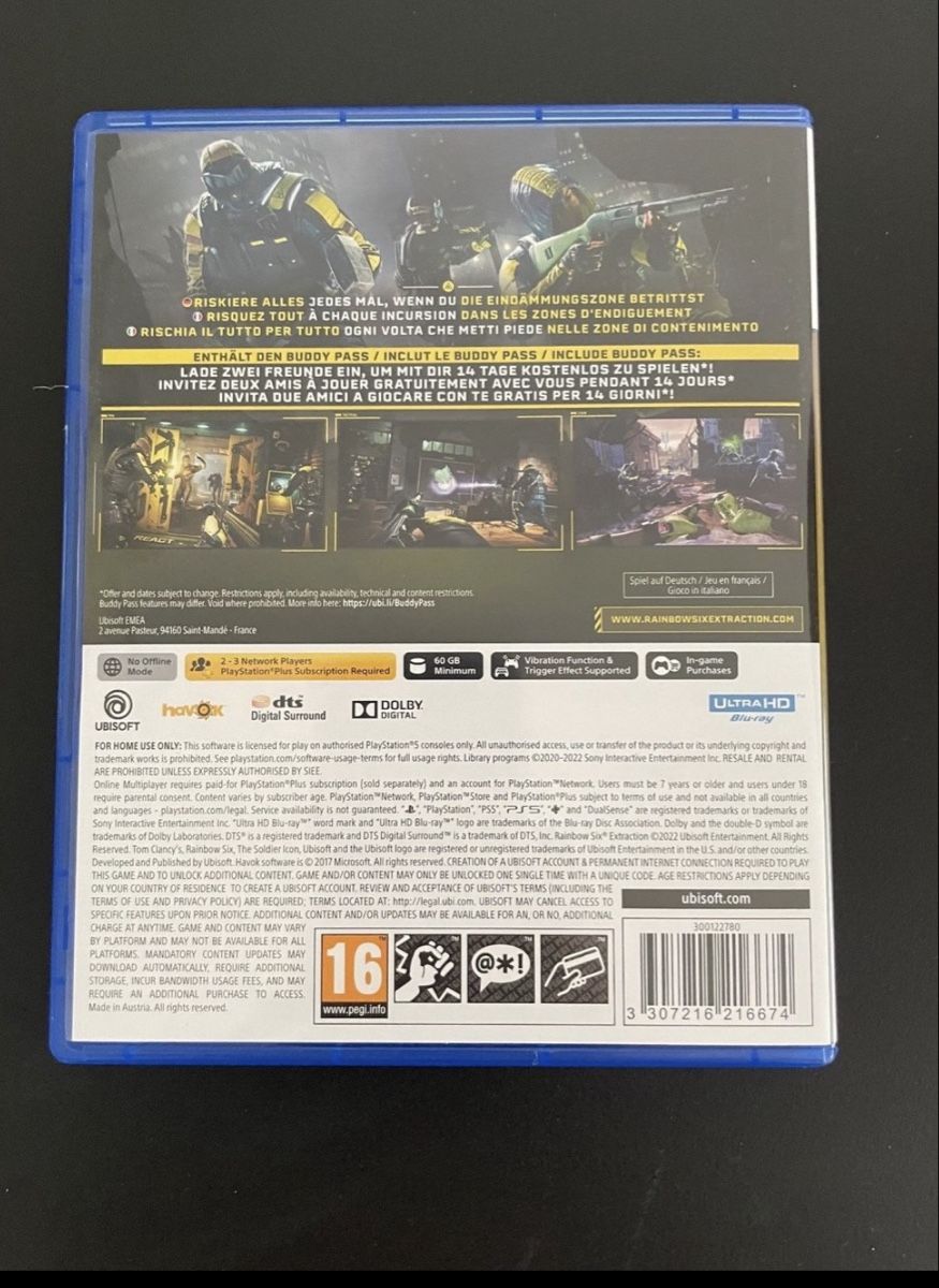 Giochi: Tom Clancy's Rainbow Six Extraction PS4 – Nuovo (secondo la descrizione) da Waltenschwil venduto da kneda 1