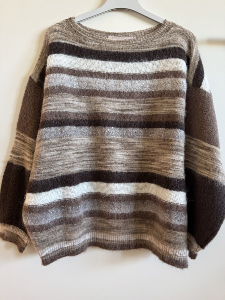 Maglioni & Felpe: Pull rayé FLOOR, taille L, neuf avec étiquette – Nuovo e nell'imballaggio originale da Morges venduto da sandy069