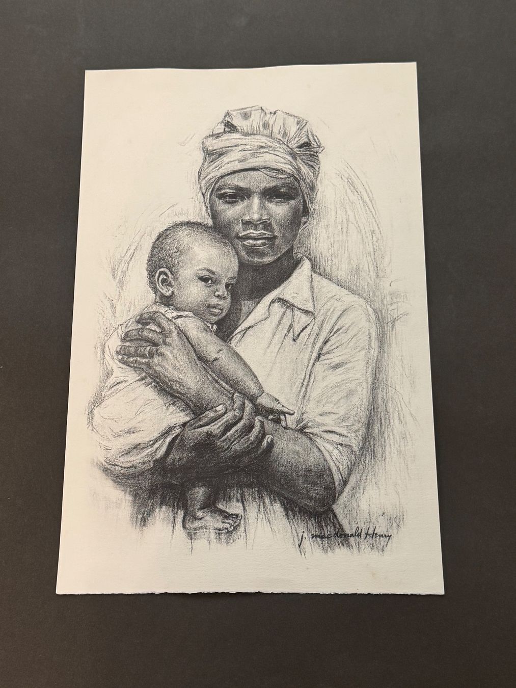 Foto & Immagini: Bild Mutter mit Kind J. Macdonald Henry – Usato da Schwerzenbach venduto da schwerzi70