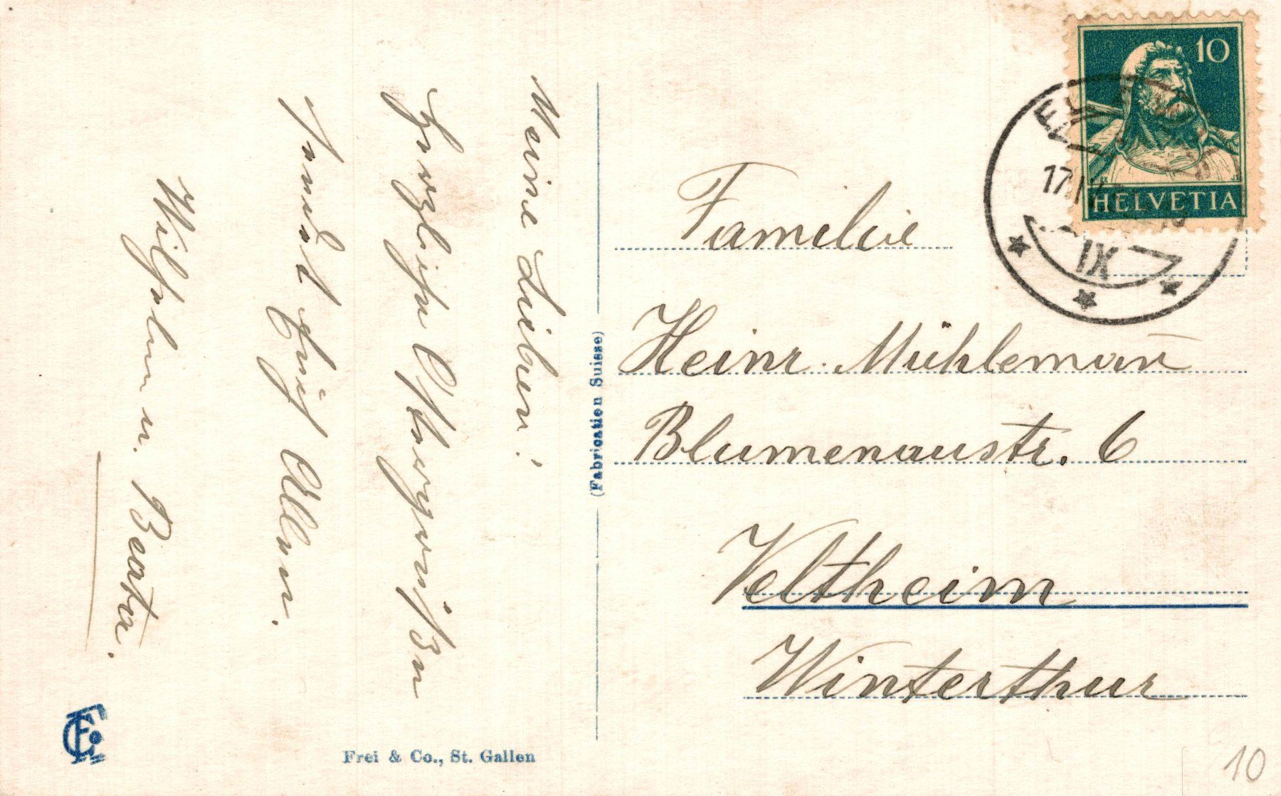 Cartoline postali: Flawil – Usato da Bronschhofen venduto da Astore 1