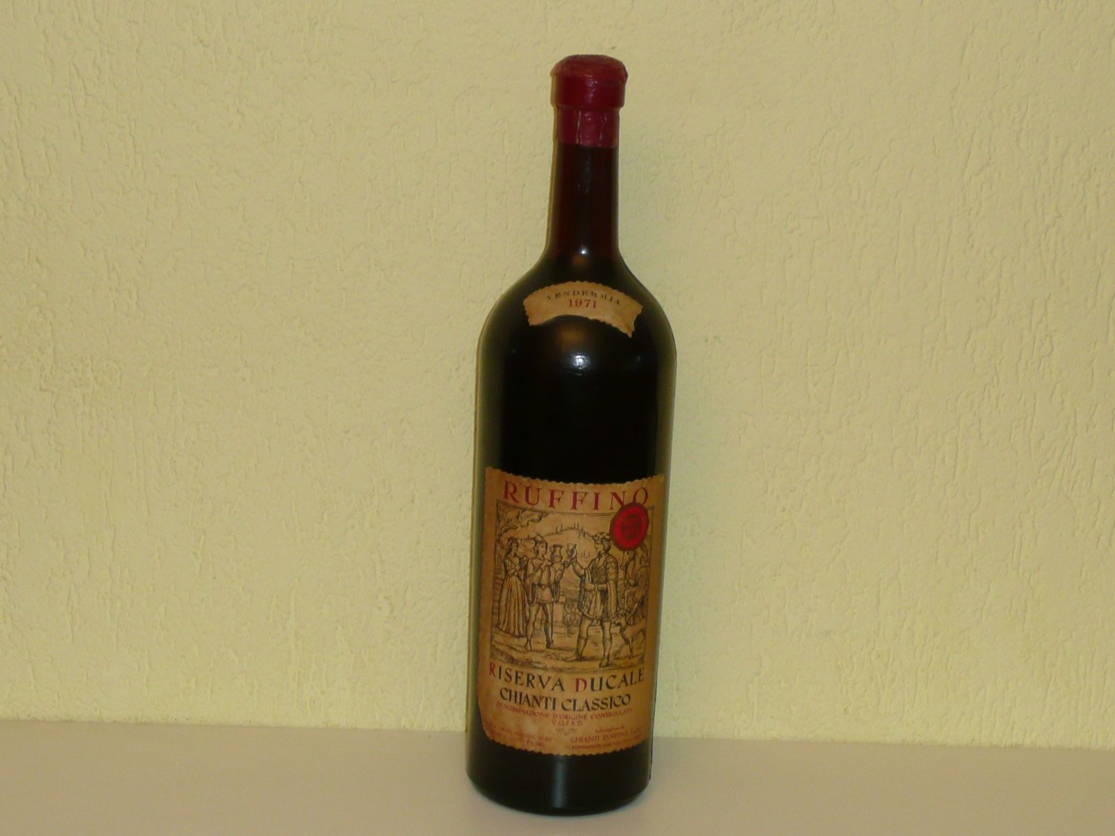 Vino: Ruffino " Riserva Ducale Chianti Classico 1971 " – Usato da Kriens venduto da Taurus12 1