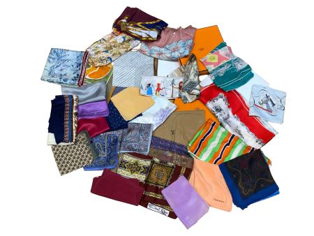 LOT Foulard haupt. Seide diverse Marken //i844