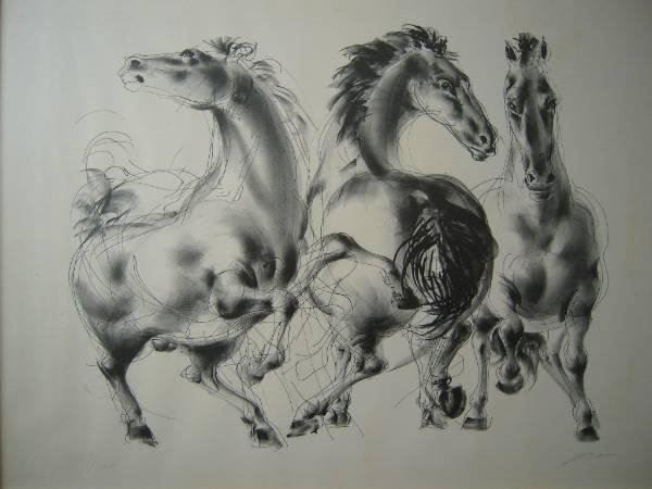 Grafica & Litografie: Hans Erni, Lithographie, 61/100, 1955 – Nuovo (secondo la descrizione) da Einsiedeln venduto da artgallery59 1
